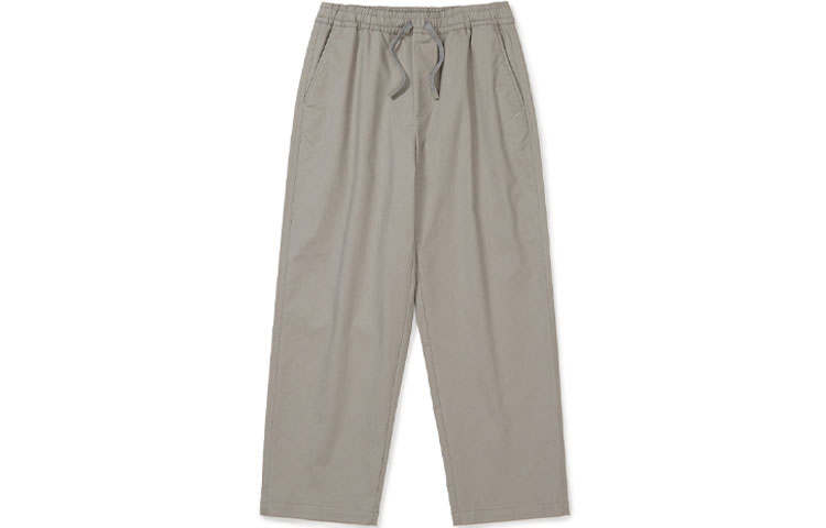 Snow Peak Casual Pants Men's Khaki Gray Moderate Straight Fit Pants
