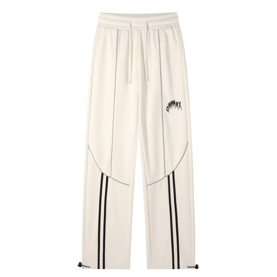Dnnnnx Casual Pants Unisex Moderate Straight Fit Pants