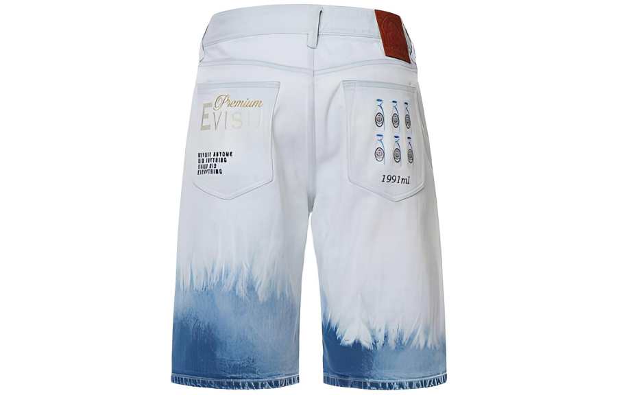 EVISU EVISU Denim Shorts Men's Blue Moderate