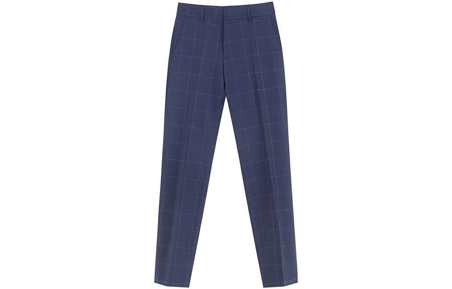HUGO BOSS Suit Pants Men's Dark Blue