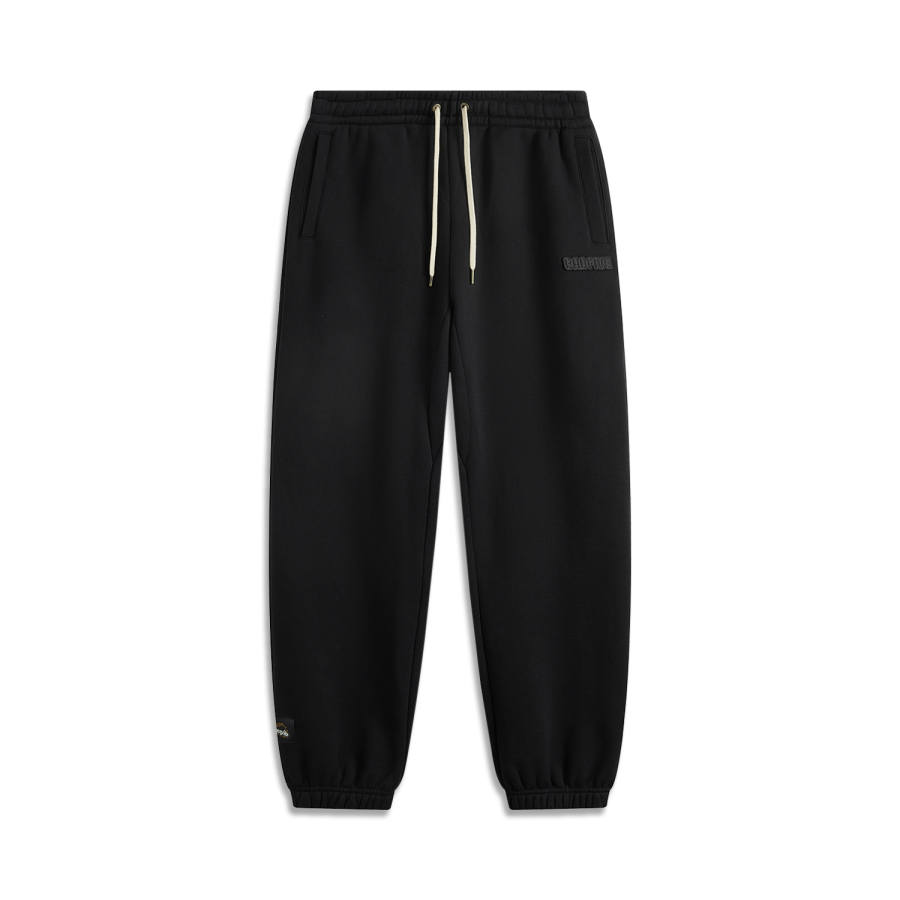 Li-Ning Li Ning Basketball Collection Knitted Sweatpants Men's Black