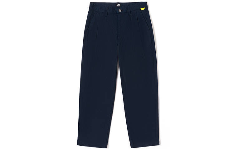 Lee Xline Casual Pants Men's Navy Blue Moderate Straight Fit Pants