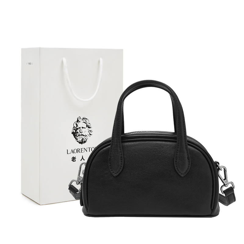 LAORENTOU Top Grain Cow Leather Handbag Women's Multicolor
