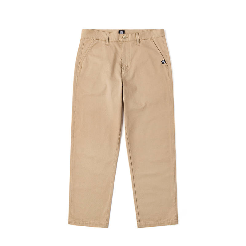 Lee Casual Pants Men's Khaki Moderate Straight Fit Pants