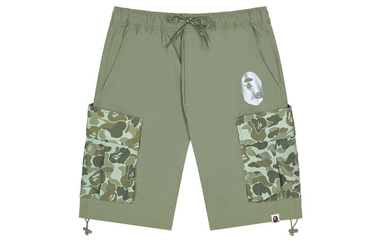 New Balance New Balance X A BATHING APE Casual Shorts Men's Green Moderate