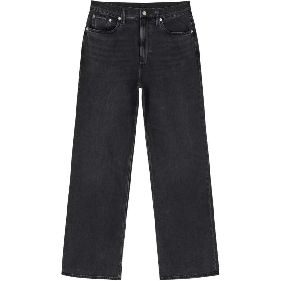 Calvin Klein Jeans Men's Black Moderate Wide Leg Pants