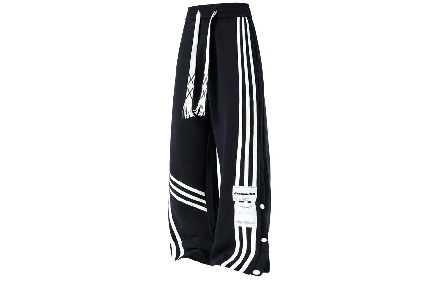 GROGNAK Casual Pants Unisex Moderate Wide Leg Pants