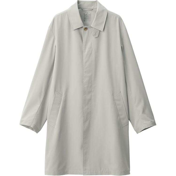 MUJI Trench Coats Men's Stand Collar Moderate
