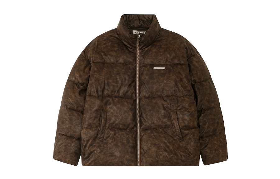 F426 F426 Puffer Jackets Unisex Stand Collar Thickened Padded Puffer Jacket