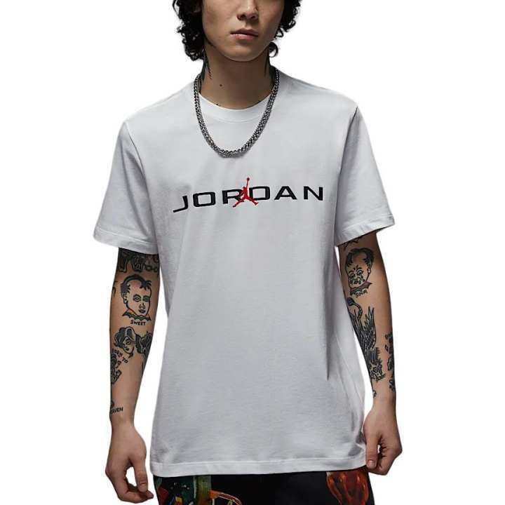 Jordan Jordan Air T Shirt Men's White/Black/Gym Red