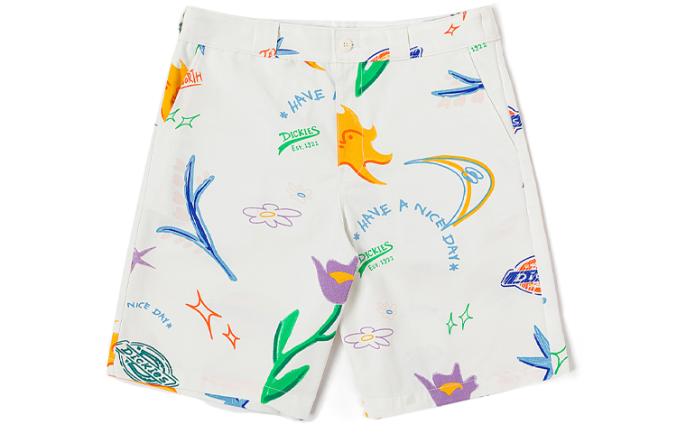 Dickies Dickies Casual Shorts Men's White Moderate