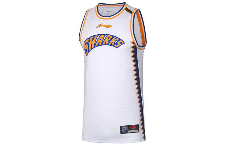 Li-Ning Li Ning CBA Basketball Jersey Men's Standard White
