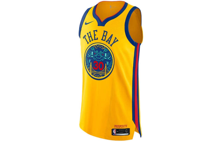 Nike Nike Basketball Jersey Men's Yellow