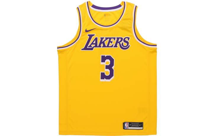Nike Nike Los Angeles Lakers Basketball Jersey Men's Yellow