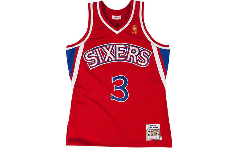 Mitchell Ness Mitchell Ness "NBA Philadelphia 76ers 96 Allen Iverson" authentic jersey