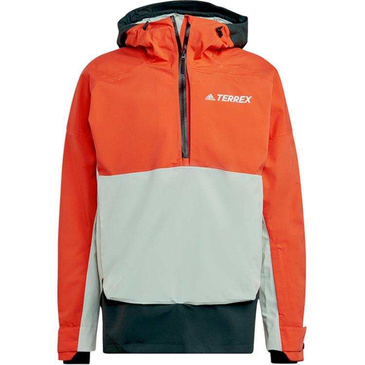 Adidas Adidas Terre Ski Top Men's Semi Impact Orange/Dark Green/Linen Green
