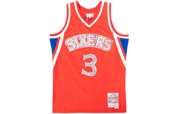 Mitchell Ness Mitchell Ness Basketball Jersey Men's Red
