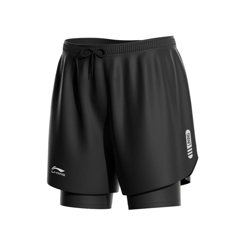 Li-Ning Li Ning Sports Fashion Collection Swimming Shorts Men's Black