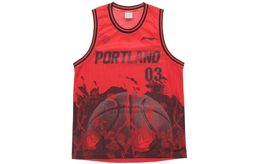 Li-Ning Li Ning Sports Basketball Collection Basketball Jersey Men's Bright Neon