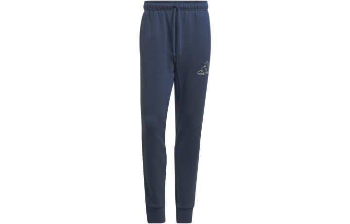 Adidas Adidas Casual Pants Men's Blue Moderate Cuffed Pants