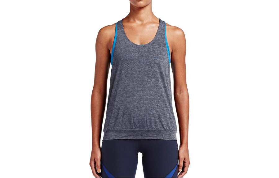 Nike Nike Tank Tops Women's Gray Moderate Straight Fit
