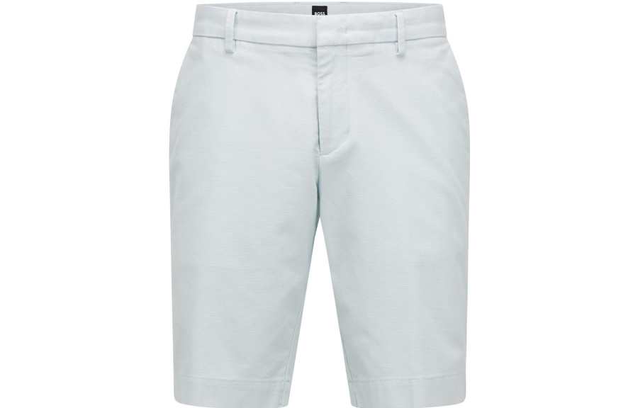 HUGO BOSS Casual Shorts Men's Light Cyan Moderate