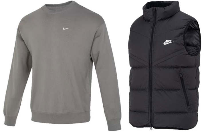 Nike Nike Casual Sportswear Men's Asphalt Gray+Black Moderate