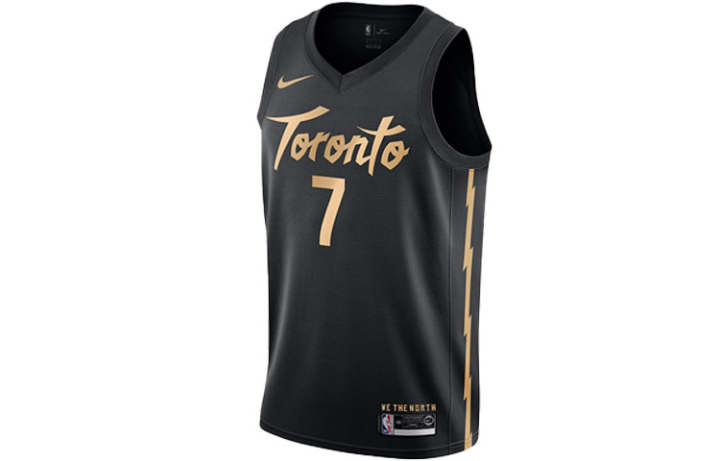 Nike Nike NBA Basketball Jerseys Men's Black Moderate Straight Fit