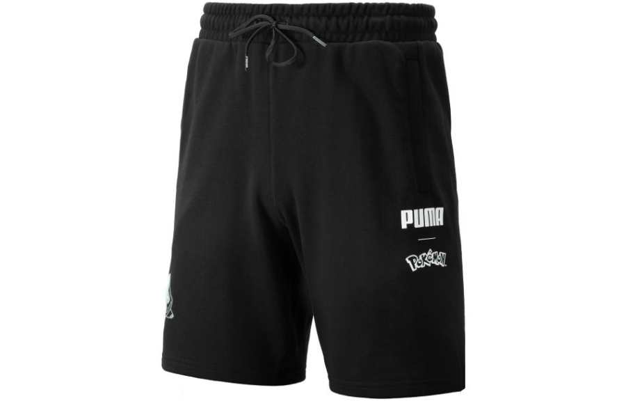 PUMA X Pokemon Co Brand Series Casual Shorts Men's Black