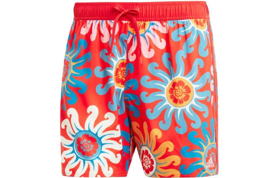 Adidas Adidas FARM Rio Beach Shorts Unisex Vibrant Red Moderate