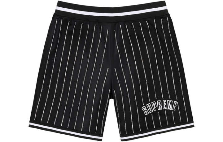 Supreme Supreme Rhinestone Stripe Basketball Short