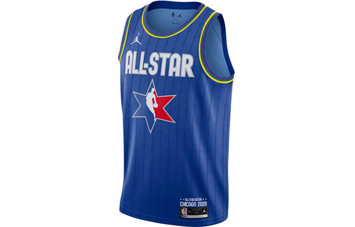 Jordan Jordan RUSSELL WESTBROOK ALL STAR Basketball Jersey Men's Blue