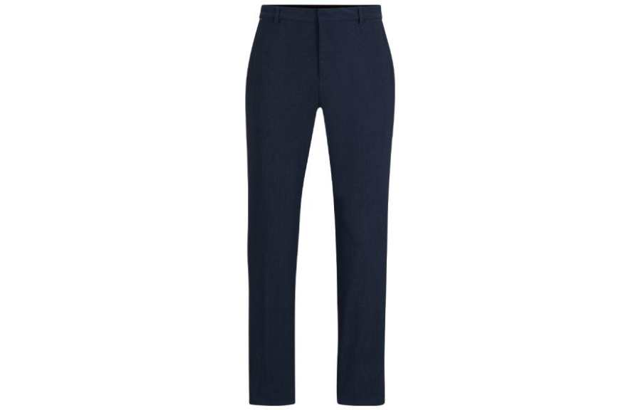 HUGO BOSS SS24 Casual Pants Men's Dark Blue