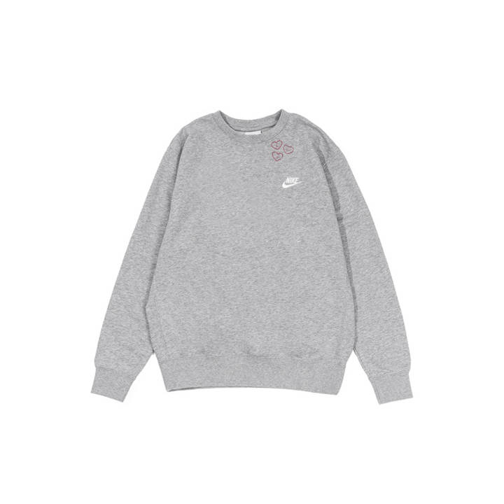 Nike Nike Sweatshirts Men's Gray Crew Neck Moderate Regular