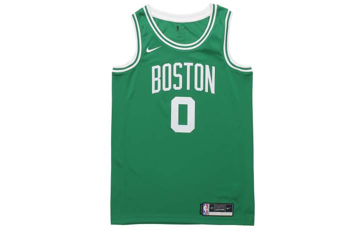 Nike Nike Basketball Jerseys Men's Green Moderate Straight Fit