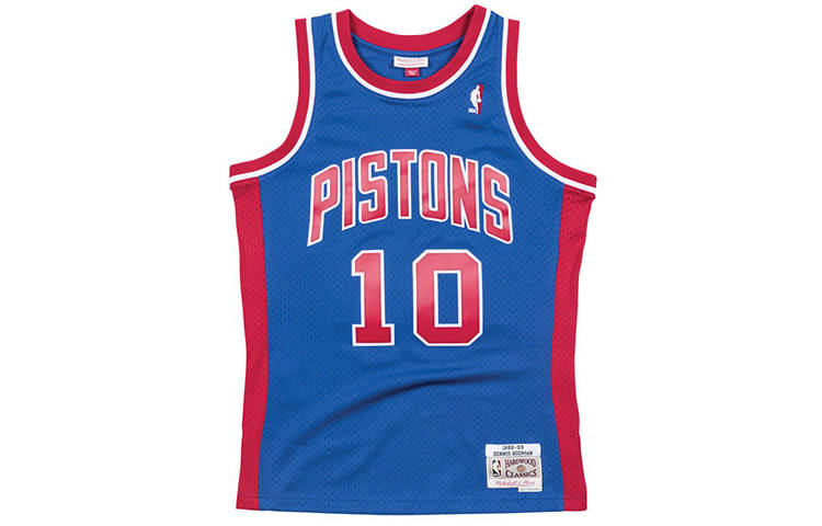 Mitchell Ness Mitchell Ness Basketball Jerseys Men's Blue Moderate Other