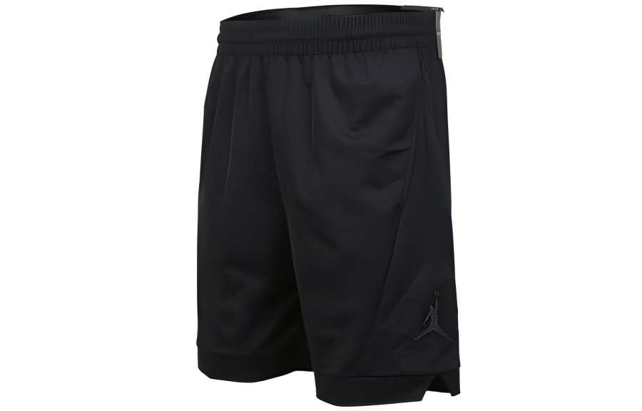 Jordan Jordan Black Jumpman Logo Basketball Shorts Black