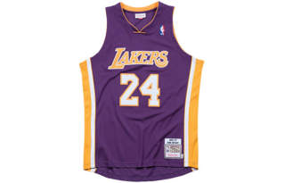 Mitchell Ness Basketball Jersey Unisex Purple