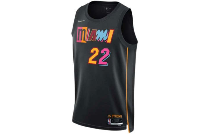 Nike Nike Nba Miami Heat City Edition Jimmy Butler 22 Dri FIT Swingman Jersey