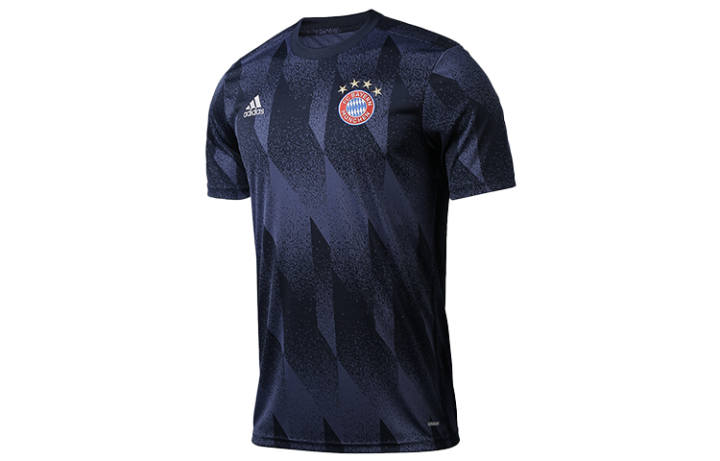 Adidas Adidas Bayern Munich Black Soccer Jerseys Men's Blue Moderate