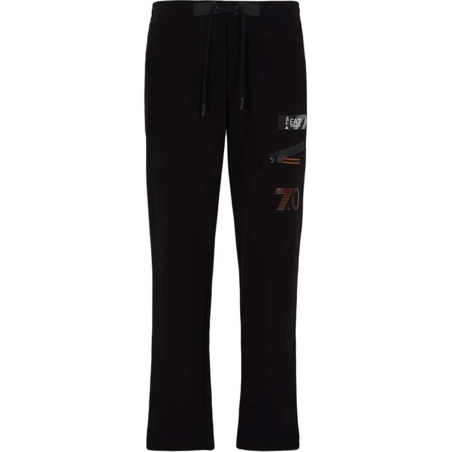 EMPORIO ARMANI EA7 SS24 Casual Pants Men's Black