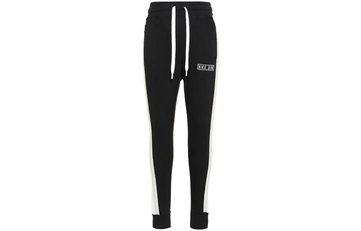 Nike Nike Fleece Lined Retro Sports Loose Fit Knitted Sweatpants Men's Black