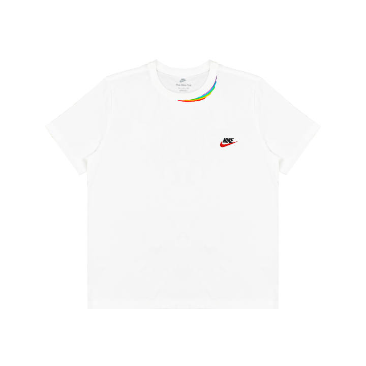 Nike Nike T Shirts Unisex White Crew Neck Moderate Straight Fit
