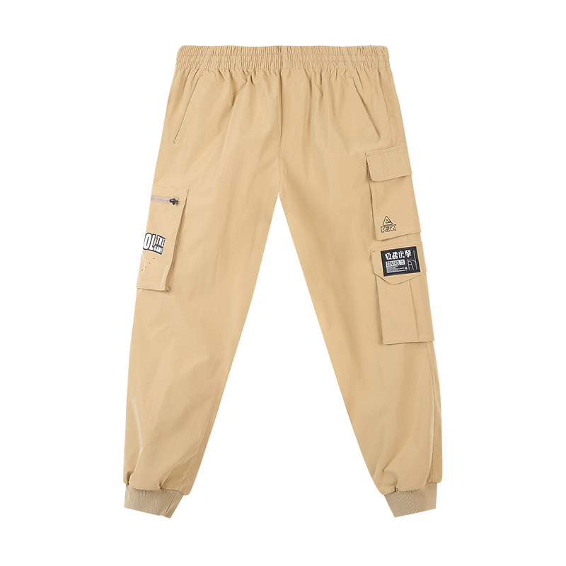 PEAK Sports Life Collection Casual Pants Men's Orange Khaki