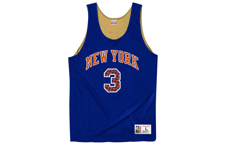Mitchell Ness Mitchell Ness Basketball Jerseys Unisex Blue Moderate Bib & Brace