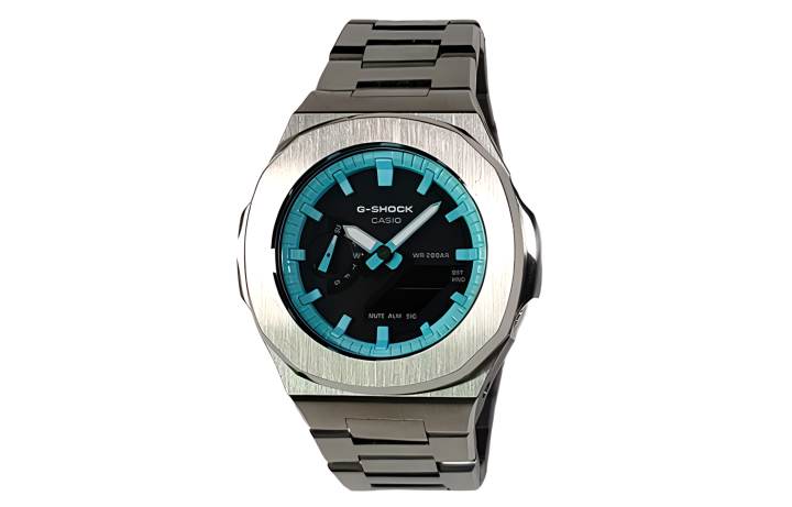 CASIO CASIO Custom Collection Electronic Movement Stainless Steel Strap Watch Men's Watches Black Dial