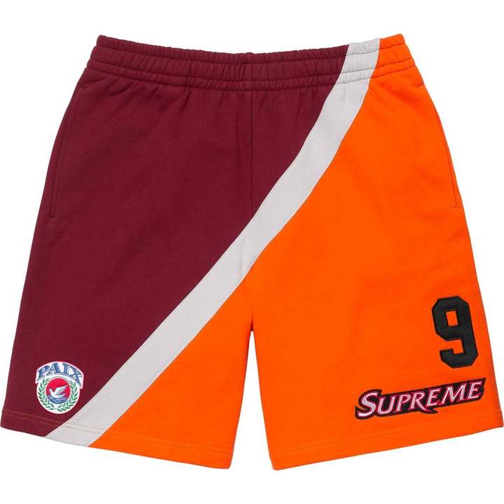 Supreme Supreme Equipe colour-block track shorts