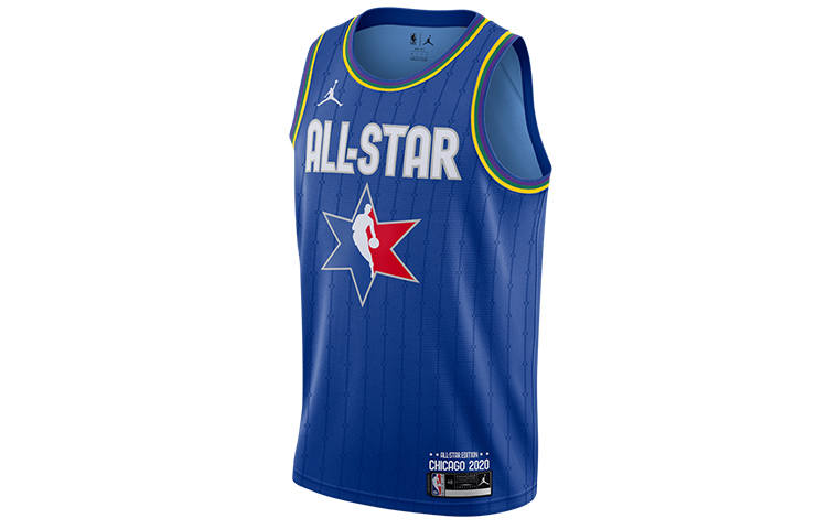 Jordan Jordan NBAAll Star Edition Swingman Jersey Giannis Antetokounmpo Basketball Jersey Men's Blue