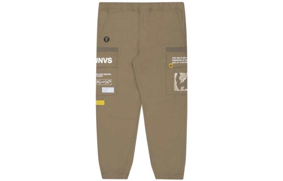 Aape Aape Casual Pants Men's Moderate Cuffed Pants
