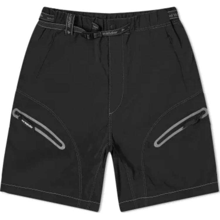 And Wander And Wander Light Hike Belted Shorts